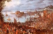 The Great Fish Market Jan Brueghel